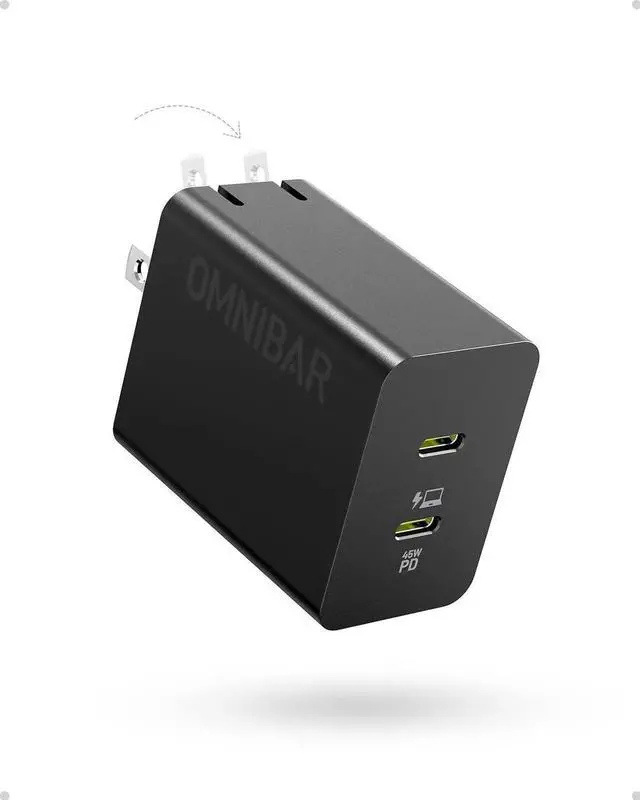 Main image of 45W Super Fast Charger USB C Supports Super Fast Charging 2.0 Foldable GaN PPS Fast Dual Port Wall Charger for S25/S24/Note 20 MacBook Air iPad iPhone 16/15 and More Series