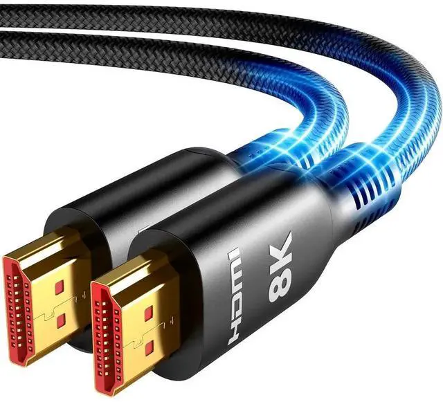 Main image of JAENFONG HDMI Cable 25FT Long 8K 4K Ultra HD High Speed HDMI 2.1 Cable 48Gbps Support 4K@120Hz 8K@60Hz RTX 3090 eARC 3D-Compatible with HDTV Projector Monitor and More
