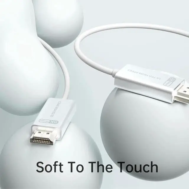 Alt view image 5 of 7 - JAENFONG 10K 8K HDMI 2.1 Cable Fiber Optic 25ft HDMI Cable Super Flexible 48Gbps 8K60Hz & 4K120Hz Support eARC Dolby HDCP 2.2&2.3 HDR 10 Compatible with Blu-ray LG PS5 PS4 Xbox RTX