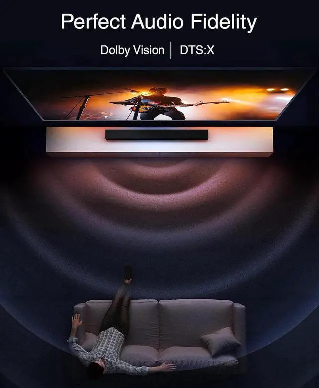 Alt view image 4 of 7 - JAENFONG 4K HDMI Cable 35FT (4K 30Hz HDR10 in-Wall CL3 Rated High Speed HDCP2.2 eARC) - Long HDMI Cable Compatible with Home Theatre HDTV Gaming Consoles Streaming Devices