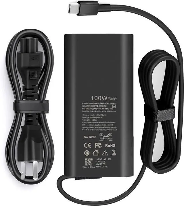 Main image of GAN 100W USB C Laptop Charger for Latitude 5340 7640 7340 7440 5440 5540 9440 5289 5300 Precision 3540 3580 3480 3581 5480 5680 in-spiron 14 Plus 7430 7440 DA100PM220