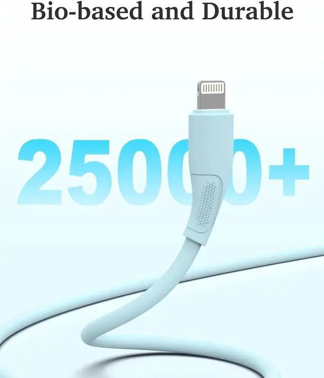 Alt view image 2 of 7 - JAENFONG 6Pack iPhone Charger Fast Charging 3/3/6/6/6/10 FT MFi Certified Lightning Cable Compatible with iPhone 14 13 12 11 Pro Max XR XS X 8 7 6 Plus SE and More - Colorful