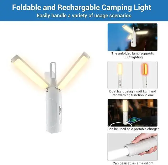 Alt view image 6 of 7 - Solar Panel Charging Bag for Outdoor Camping 10W 5V Charge for Phones and Device Contains 1 Rechargeable Folding Fan and 3 Different Rechargeable Camping Lamps 5 in 1 Camping Essentials Handbag
