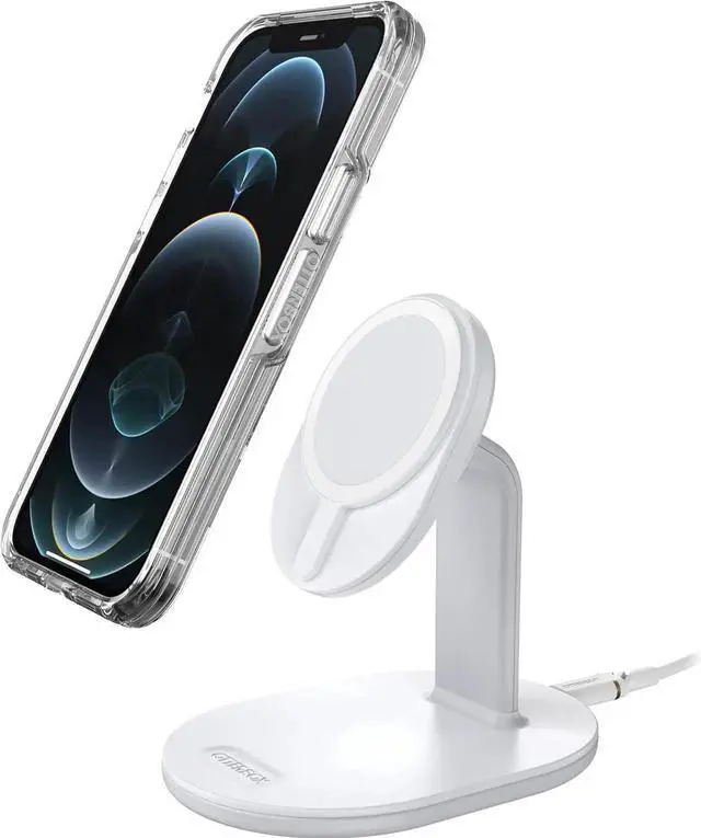 Alt view image 4 of 6 - Wireless Charging Stand 2.0 for MagSafe - White