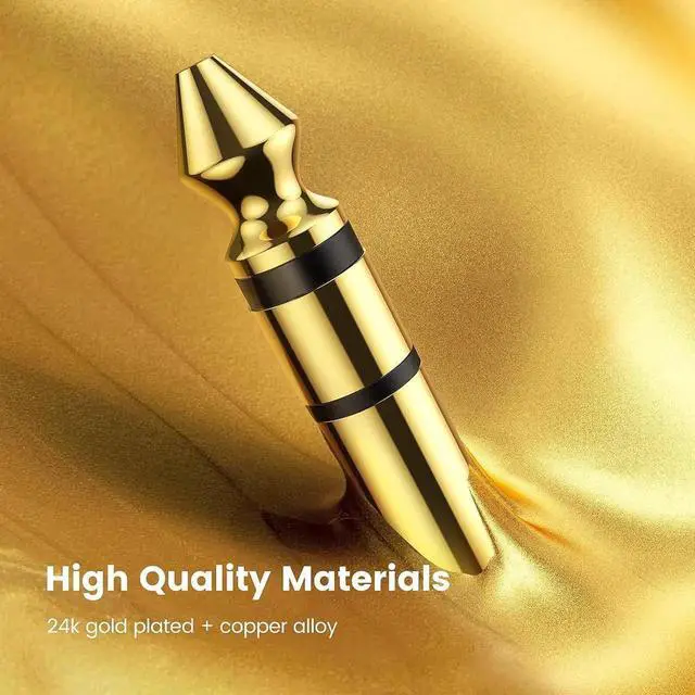 Alt view image 6 of 7 - JAENFONG 6.35mm 1/4 Male to 3.5mm 1/8 Female Stereo Headphone Adapter Audio Jack Plug Gold Plated for Speaker Headphone Guitar Digital Piano Amp 2 Pack
