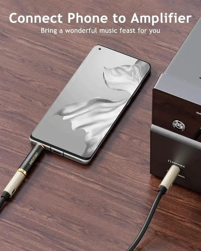 Alt view image 2 of 7 - JAENFONG 1/4 to 3.5 mm Stereo Pure Copper Headphone Adapter 3.5 mm(1/8) Plug Male to 6.35 mm (1/4) Jack Female Stereo Adapter for Headphone Amp Adapter Black 2-Pack