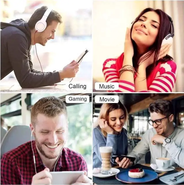 Alt view image 5 of 7 - JAENFONG USB Type C to 3.5mm Female Headphone Jack Adapter-2 pack USB C to Aux Audio Dongle Cable Cord Compatible with Pixel 4 3 2 XL Galaxy S21 S20 Ultra S20+ Note 20 10 S10 S9 Plus for iPad Pro