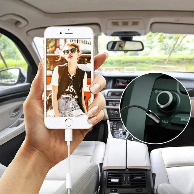 Alt view image 7 of 7 - JAENFONG [ MFi Certified] iPhone 3.5mm Headphone Jack Adapter 2 Pack for Lightning to 3.5mm Earphones Jack Adapter Cord Dongle Aux Cable Converter Accessories Compatible with iPhone14 13 12 11/Xs/XR