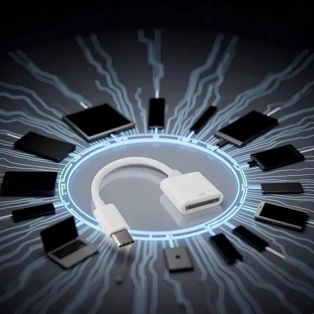 Alt view image 2 of 7 - JAENFONG White 30pin Female to USB 3.1 Type-C USB-C Sync Data Charging Adapter Cable Cell Phone OTG Adapters USB Cables AccessoriesCables and Interconnects