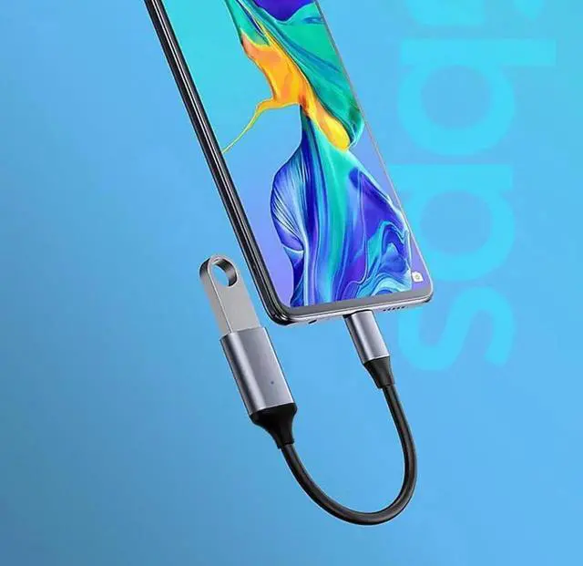 Alt view image 2 of 3 - JAENFONG OTG Adapter Type USB C Replacement for Google Pixel 8A 9 Pro XL Moto G Stylus 5G 2024 Android Phone On The Go Cable USB Female to Tipo C Adaptador