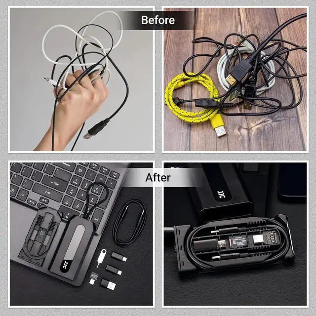Alt view image 3 of 6 - 5 in 1 Data Cable Adapter Travel Kit Data Transfer Cable Storage with Micro USB Type-A OTG Adapter 1.8ft Data Charger USB C Cable Multi Charging Cable Adapter Set Hold 2 Micro SD 2 Nano SIM Card