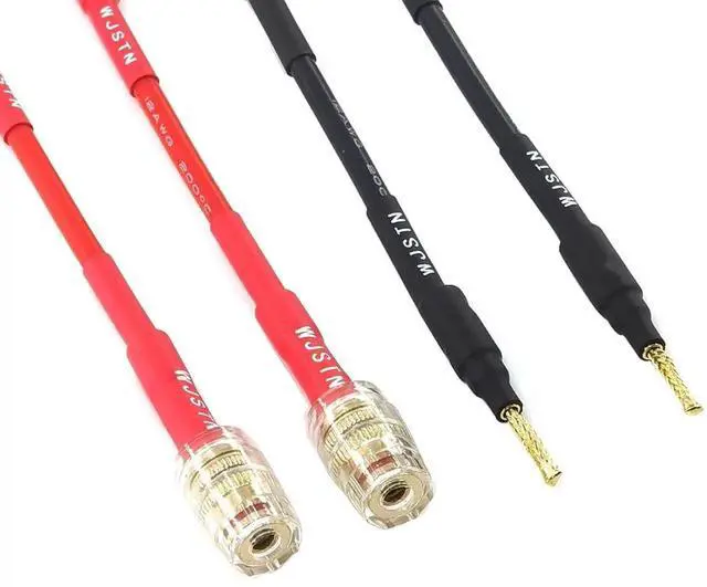 Alt view image 5 of 6 - JAENFONG Flex Pin Banana Plugs to 4mm Female Banana Jack Speaker Audio Adapter for Spring Loaded Terminals Amplifier Speaker Sound Systems 4Pack