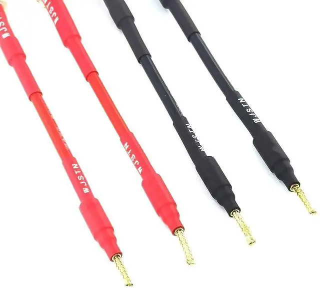 Alt view image 2 of 6 - JAENFONG Flex Pin Banana Plugs to 4mm Female Banana Jack Speaker Audio Adapter for Spring Loaded Terminals Amplifier Speaker Sound Systems 4Pack