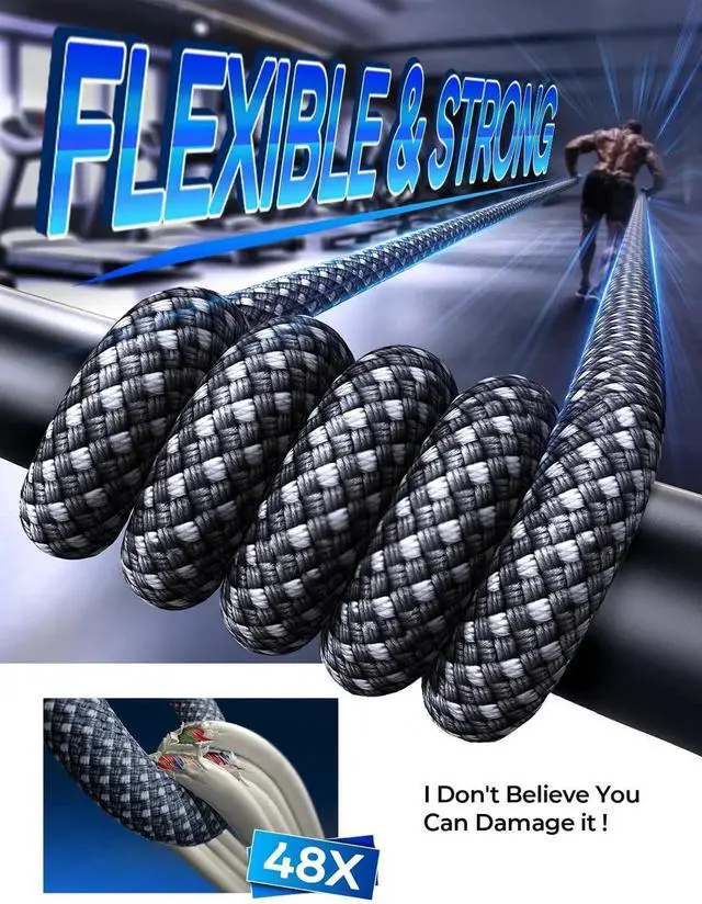 Alt view image 7 of 7 - JAENFONG USB C Cable to Lighting Fast 4 in 1 Multi Charging Cable [4 Pack] 2*USB C to USB C 6.6FT 1*Lighting Extension Cable+1*C Female to USB A 1.6FT for iPhone 16/15/14 Pro max S25/24/23