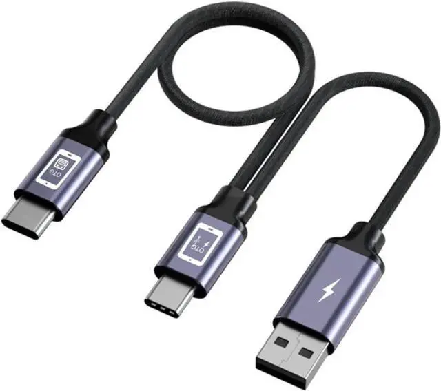 Main image of USB C OTG Cable with Power 2 in 1 USB-C Male to USB A Y Charging Cord and Type-C Y Audio Splitter Cable Compatible with MacBook Pro iPhone 15 Sound Card for Live Streaming/Live Broadcast