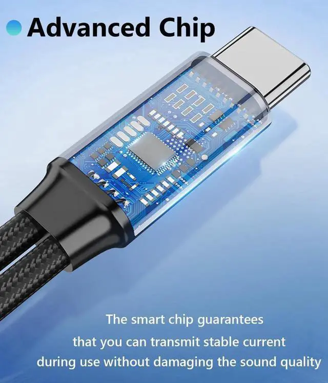 Alt view image 6 of 6 - USB C OTG Cable with Power 2 in 1 USB-C Male to USB A Y Charging Cord and Type-C Y Audio Splitter Cable Compatible with MacBook Pro iPhone 15 Sound Card for Live Streaming/Live Broadcast