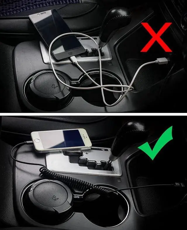 Alt view image 5 of 6 - JAENFONG Coiled Lightning Cable for Car 2 Pack Coil iPhone Charger Cable Compatible with iPhone 12Pro Max/12Pro/12/11/XS/XS Max/XR/X/8/8 Plus/iPad/iPod - Black