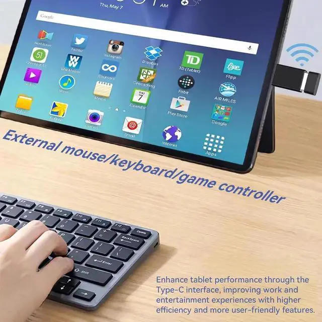 Alt view image 3 of 6 - JAENFONG USB to USB C Adapter 4-Pack [2 Type C Female to A Male Charger Converters] & [2 USB C Male to USB Female] for Watch Ultra 8 9 iPhone 15 Pro Max 14 13 12 AirPods (Black)