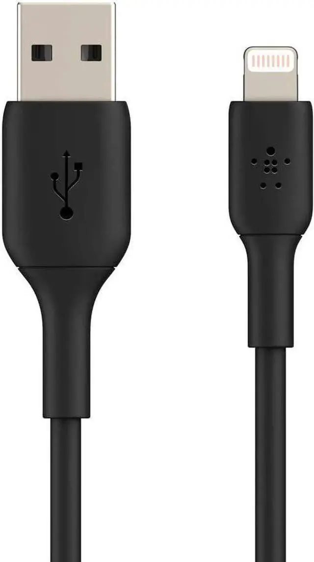 Main image of JAENFONG BoostCharge Lightning Cable - 6.6ft/2M - MFi Certified iPhone Charger USB to Lightning Cable - iPhone Cable - iPhone Charger Cord - Charger - USB Phone Charger - Black