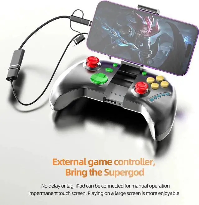 Alt view image 7 of 7 - JAENFONG USB C Lightning USB Male to OTG 3.0 Female Adapter(3 in 1)for Cable for iPhone 16 15 14 Pro max Flash Drive Type C Macbook for iPad Connector Laptop Computer Data Transfer Compatible for