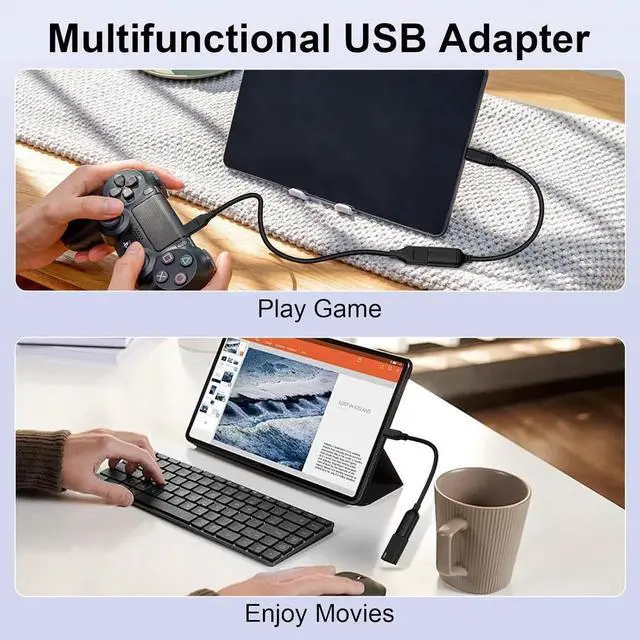 Alt view image 5 of 7 - JAENFONG USB C to USB 3.0 Adapter USB C Android Adapter Male to USB A Female OTG On The Go Cable for Galaxy S25 Edge Ultra S24 S23 S22 S21 S20 A36 Google Pixel 9 8 7 Pro Moto G 5G 2025