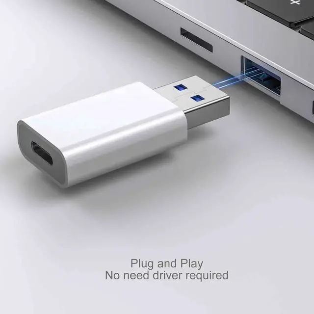 Alt view image 6 of 6 - JAENFONG OTG Adapter4-Pack USB-C Female to USB-A Male Adapter USB to USB C Adapter Compatible with iPhone 16 15 14 13 12 Car MagSafe Watch Mini Wall Plug iPad Galaxy Pixel 7 6 5 CarPlay etc