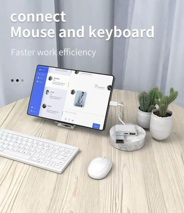 Alt view image 4 of 7 - Lightning to USB Adapter OTG Cable Connector for iPhone Splitter 13 12 11 Mini Pro Max X Xs Ipad Male Converter and Charger Charge Female Port Camera Keyboard Mouse Adaptador para HUB Charging