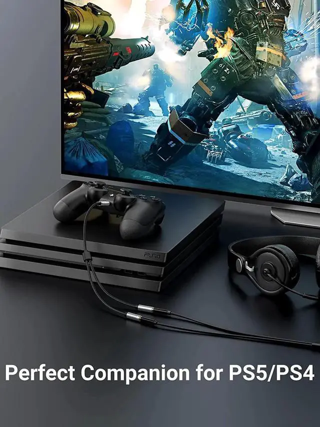Alt view image 7 of 7 - JAENFONG Headphone Splitter 3.5mm 2 Female to 1 Male Mic and Audio Y Splitter TRRS Headset Adapter Cable Stereo Compatible with Switch 2/PS4/PS5 Steam Deck Xbox PC Laptop Phone Tablet Gaming
