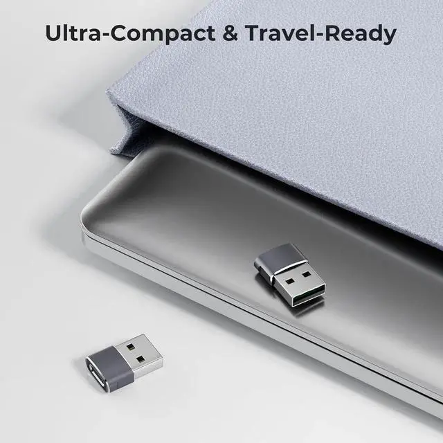 Alt view image 5 of 7 - JAENFONG USB to USB C Adapter for iPhone 16 Charger 2Pack USBC Female to A Male OTG Type C Converter for Watch Ultra iWatch 8 9 10 iPhone 15 14 Plus Pro Max AirPods iPad Car S25 S24 17