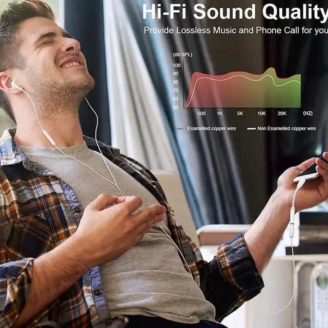 Alt view image 2 of 7 - [ MFi Certified] 2 Pack for iPhone 3.5mm Headphones Adapter Lightning to 3.5 mm Headphone/Earphone Jack Converter Audio Aux Dongle Compatible with iPhone 14 13 12 11 Pro XR XS Max X 8 7.