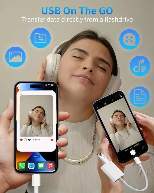 Alt view image 3 of 7 - JAENFONG USB C to USB 3.0 Adapter with 30W PD Charging USB-C Male to USB-A Female OTG Converter for MacBook Pro/Air 2016-2024 iPhone 16/15 Pro iPad Galaxy S24/S25 Pixel 5Gbps Data Transfer