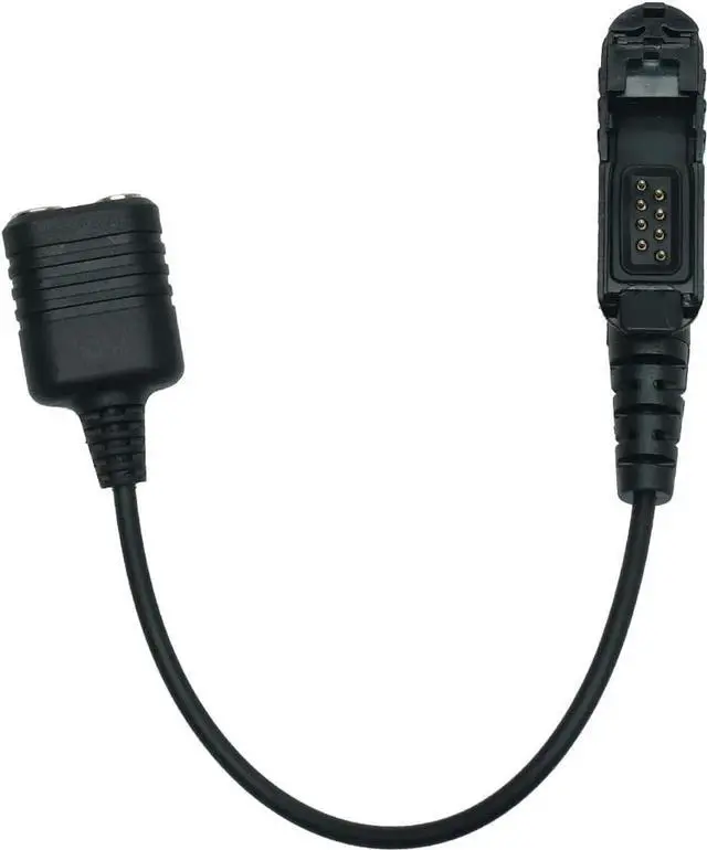 Main image of JAENFONG Xpr 3500e Audio Adapter Cable to 2 Pin K Plug Converter for Motorola Radios XPR3500 XPR3000 XPR3300 XPR3300e XPR3500e Walkie Talkie