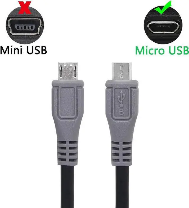 Alt view image 7 of 7 - JAENFONG USB Micro Male to Micro Male OTG Adapter Cable (1m)