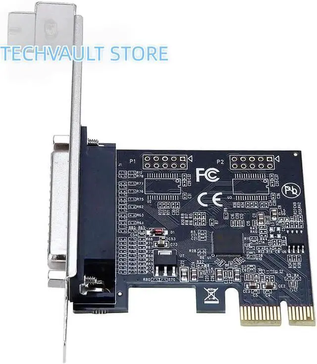 Alt view image 2 of 4 - JAENFONG 1X PCI Express PCI-E to Parallel port DB25 LPT Printer Card Adapter ASIX chip AX99100 TXB072
