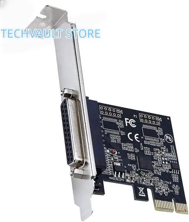 Alt view image 3 of 4 - JAENFONG 1X PCI Express PCI-E to Parallel port DB25 LPT Printer Card Adapter ASIX chip AX99100 TXB072