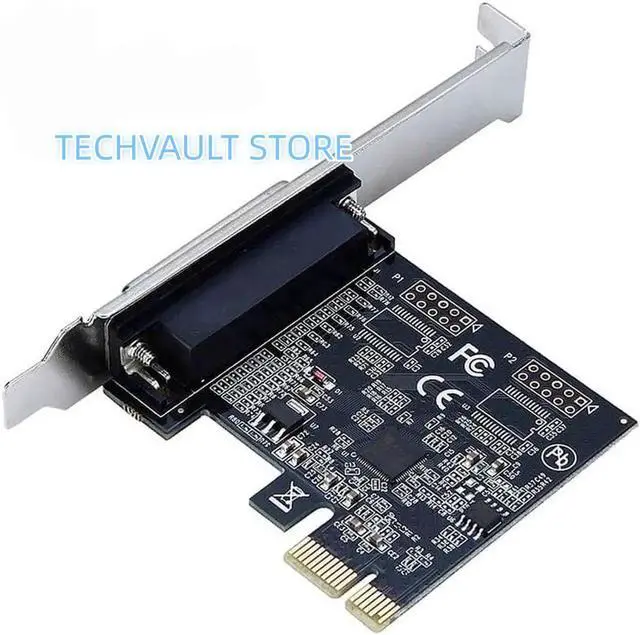Alt view image 4 of 4 - JAENFONG 1X PCI Express PCI-E to Parallel port DB25 LPT Printer Card Adapter ASIX chip AX99100 TXB072