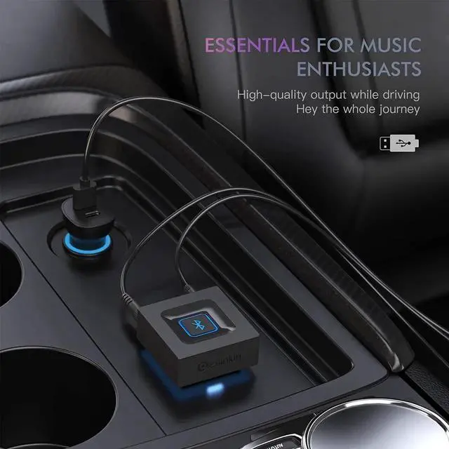 Alt view image 6 of 7 - JAENFONG Wireless Audio Receiver for Music Streaming Sound System Works with Smart Phones Tablets and Car Wireless Adapter for Speakers