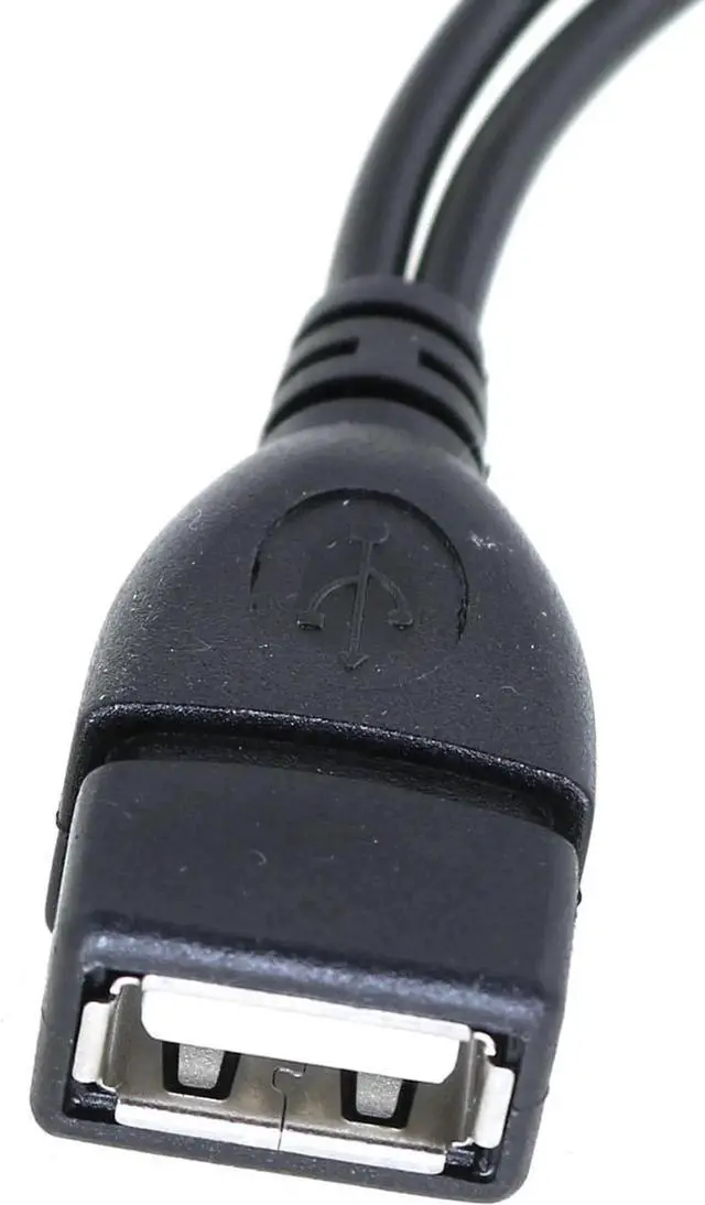 Alt view image 2 of 5 - JAENFONG 3PCS 20cm 2 in 1 Cable Micro USB Male to USB Female OTG Cable OTG Adapter Cable for Android and Windows