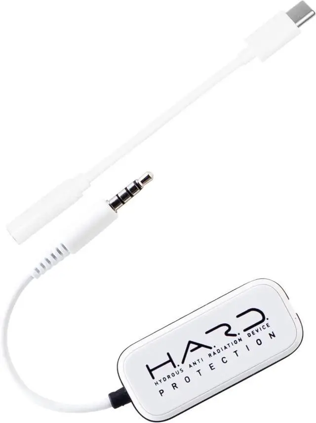 Main image of JAENFONG Shield Your Body Headset Audio Quality Enhancer Air Tube Alternative Wire Headphone Audio Filter Headphone Jack Adapter Compatible with 5G Devices Includes USB C to 3.5mm Audio Adapter