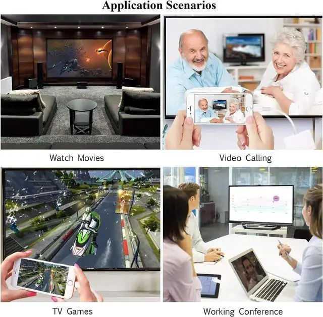 Alt view image 5 of 6 - JAENFONG MFi Certified Lightning to HDMI Adapter for iPhone to TV 1080P Digital AV Adapter Sync Screen with Lightning Charging Port for iPhone 14 13 12 11 XS XR X 8 7 iPad to TV/Projector/Monitor