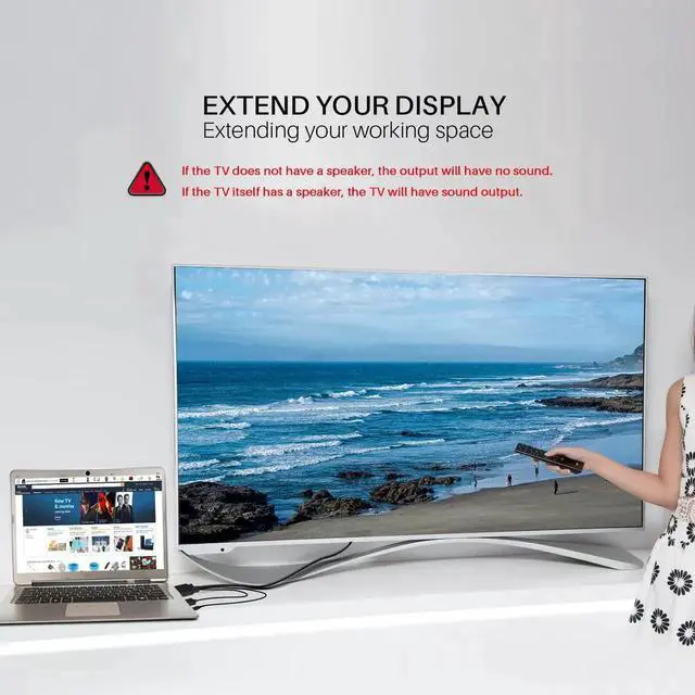 Alt view image 4 of 6 - JAENFONG VGA to HDMI Adapter Cable 6Ft/1.8m VGA to HDMI 1080P HD Audio TV AV HDTV Video Converter Cord with 3.5mm Audio Cable & USB Power Cable for PC Computer Desktop Laptop Projector