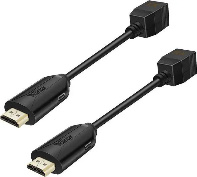 Main image of JAENFONG HDMI Extender Over Cat5e/6 HDMI to RJ45 Extender Ethernet Network Converter Cable Repeater 1080P up to 60m HD MI Transmitter and Receiver for HDTV STB