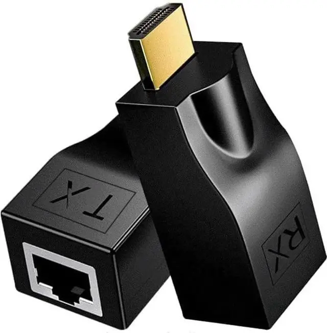 Main image of JAENFONG 4K HDMI to RJ45 Extender HDMI Extender Over Ethernet Cat 6/7/ 8 Cable Hdmi Repeater to RJ45 Network Converter for HDTV STB DVD PS4 Support Audio Video 1080P UP to 98FT/30m