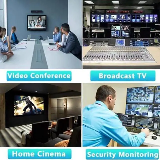 Alt view image 5 of 6 - JAENFONG 4K HDMI to RJ45 Extender HDMI Extender Over Ethernet Cat 6/7/ 8 Cable Hdmi Repeater to RJ45 Network Converter for HDTV STB DVD PS4 Support Audio Video 1080P UP to 98FT/30m