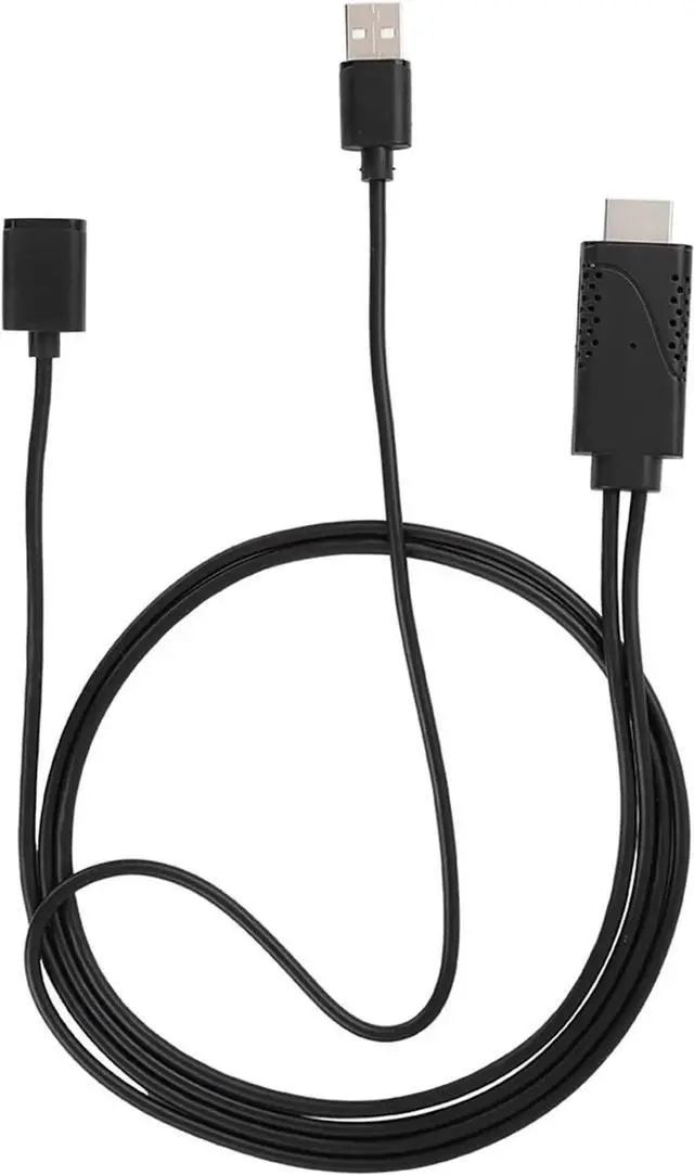 Main image of JAENFONG 2 in 1 1080P USB Female to HDMI Male HDTV Adapter Cable Cord for Android