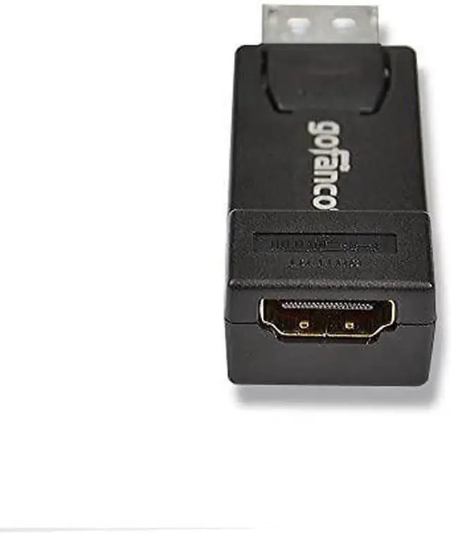 Main image of JAENFONG DisplayPort to HDMI Adapter Converter Dongle 1080P - Male to Female DP to HDMI for DisplayPort Enabled Desktops and Laptops to Connect to HDTV/HDMI Displays - Black (DPHDMID)