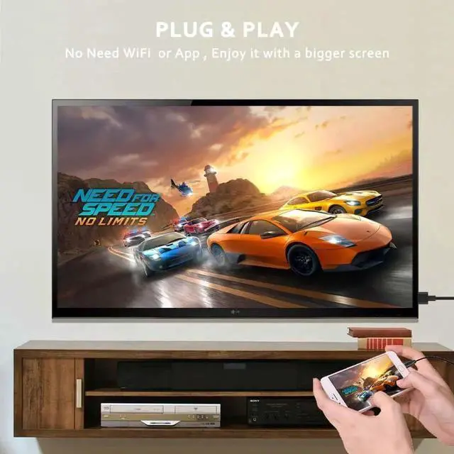 Alt view image 5 of 7 - HDMI Adapter MHL Converter Cable 4K HD Video Digital HDTV Cord Mirrorring for HP MacBook iPhone 15 Pro Max Galaxy S22 Plus S21 S20 S10 Note 20 USB Type C Android Phones to Projector Monitor TV