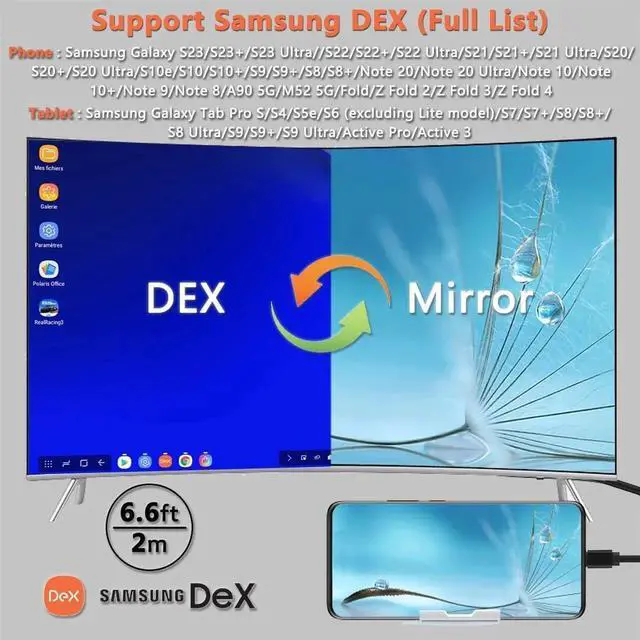 Alt view image 6 of 7 - HDMI Adapter MHL Converter Cable 4K HD Video Digital HDTV Cord Mirrorring for HP MacBook iPhone 15 Pro Max Galaxy S22 Plus S21 S20 S10 Note 20 USB Type C Android Phones to Projector Monitor TV