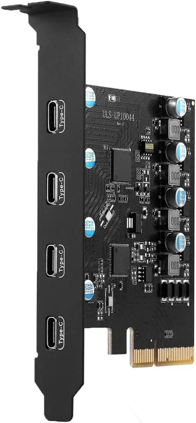 Main image of JAENFONG 10Gbps PCIe to USB (4X USB C) Expansion Card,PCI Express Internal USB 3.2 Hub Converter for Desktop PCS Riser Card