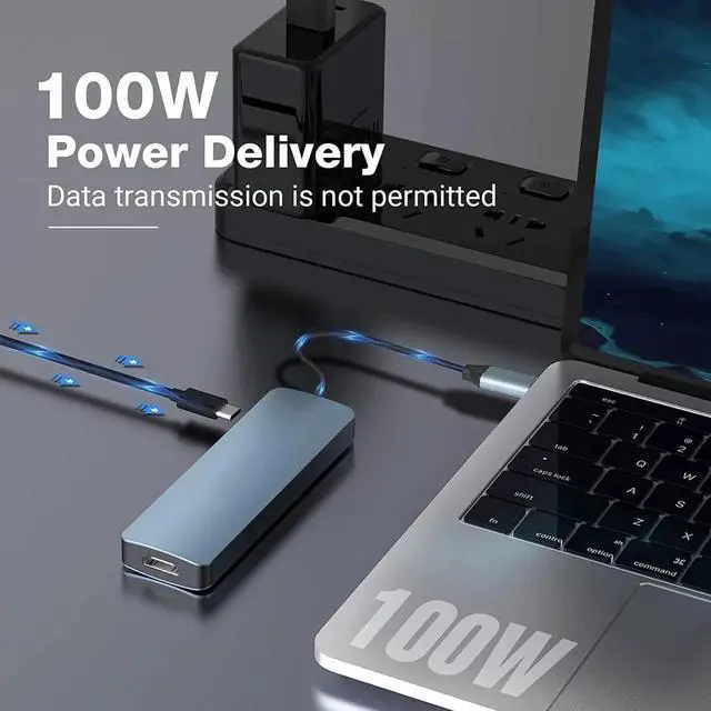 Alt view image 2 of 7 - JAENFONG USB C 4K HDMI Hub , 6-in-1 USB C PD HDMI USB Hub Dongle with 4K 30Hz HDMI, 100W PD, USB 3.0, USB 2.0, SD/Micro SD for MacBook Air/Pro M1 2020, iPad Pro 2021, iPad Mini